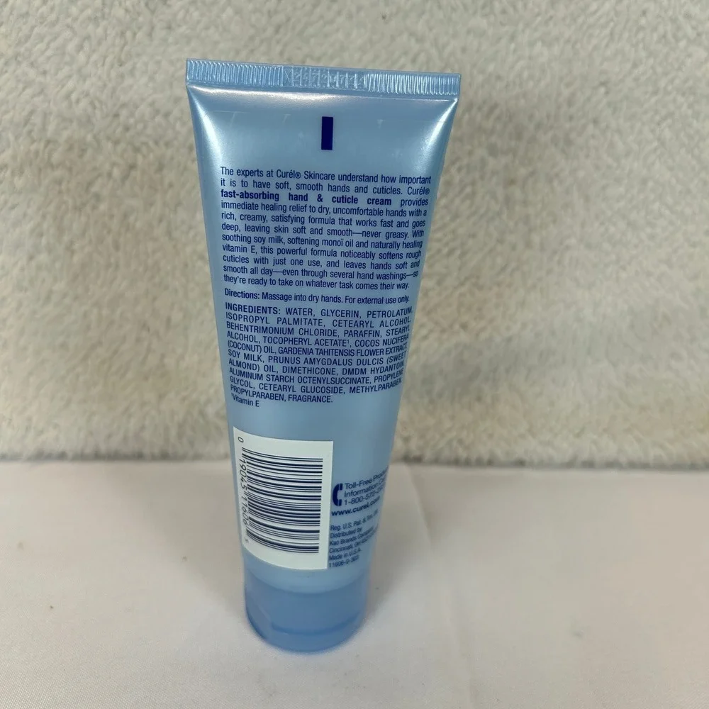 Curel Targeted Therapy Hand and Cuticle Cream 3.5oz 2 Pack Soy Milk Monoi Oil